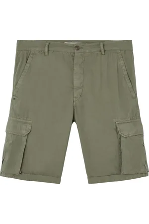 40 Weft Homme, Shorts, Vert, Taille: S Shorts cargo Bermuda vert
