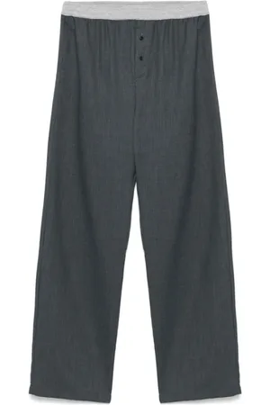 Paloma Wool Femme, Pantalons, Gris, Taille: 42 FR Pantalon Gris à Taille Élastique