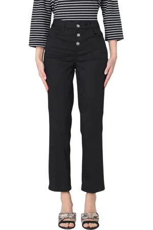 Liu Jo Femme, Pantalons, Noir, Taille: W28 Jean Princesse Taille Haute