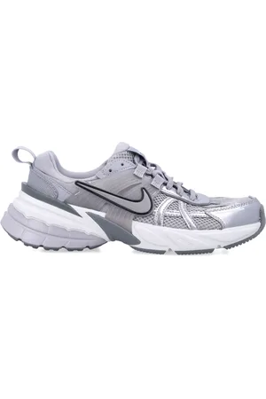 Nike Femme, Chaussures, Gris, Taille: 38 EU Baskets en maille avec semelle intermédiaire double densité