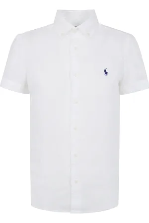 Ralph Lauren Femme, Blouses et Chemises, Blanc, Taille: 42 FR Chemise de Sport Tissée