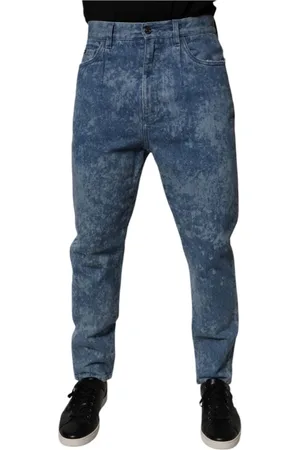 Dolce & Gabbana Homme, Jeans, Bleu, Taille: M Jean Skinny Denim Tie Dye Bleu