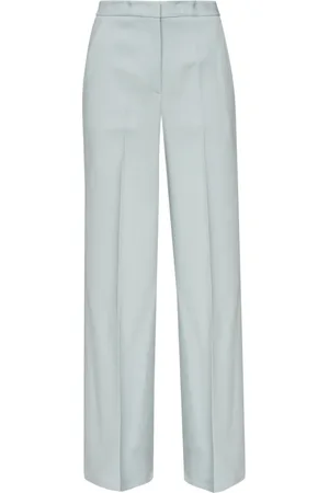 Pinko Femme, Pantalons, Bleu, Taille: 36 FR Pantalon Large Bleu