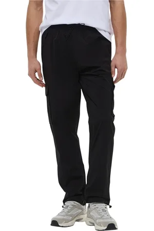 Karl Lagerfeld Homme, Pantalons, Noir, Taille: XL Pantalon de style cargo avec taille élastique