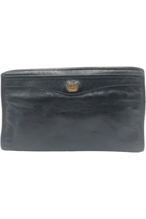 Gucci Homme, Pre-owned, Noir, Taille: ONE Size Pre-owned Cuir pochettes-minaudieres