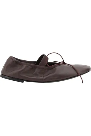 Proenza Schouler Femme, Chaussures, Rouge, Taille: 39 EU Burgundy Ballet Flats