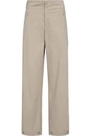 Mos Mosh Femme, Pantalons, Gris, Taille: 36 FR Pantalon Gris avec Taille Élastique