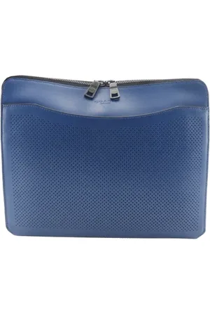 Coach Femme, Pre-owned, Bleu, Taille: ONE Size Pre-owned Cuir pochettes-minaudieres