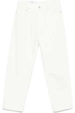 Carhartt Homme, Jeans, Blanc, Taille: W28 Jean Blanc avec Poches Classiques