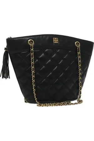 Givenchy Femme, Pre-owned, Noir, Taille: ONE Size Pre-owned Cuir sacs-ports-paule