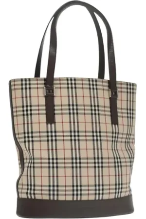 Burberry Femme, Pre-owned, , Taille: ONE Size Pre-owned Toile sacs-main