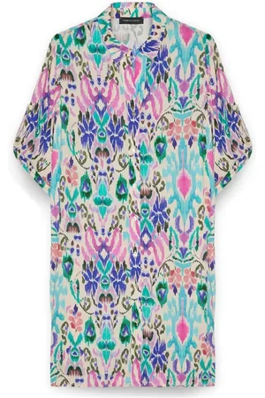Fiorella rubino Femme, Blouses et Chemises, Multicolore, Taille: 48 FR Robe-chemise imprimée