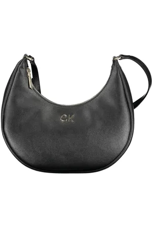 Calvin Klein Femme, Sacs, Noir, Taille: ONE Size Sac à bandoulière noir pour femme avec logo