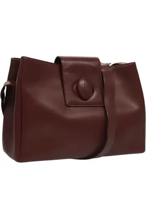 Cartier Femme, Pre-owned, Rouge, Taille: ONE Size Pre-owned Cuir sacs-main