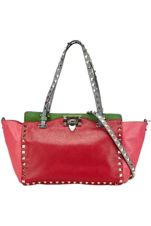 VALENTINO Femme, Pre-owned, Rose, Taille: ONE Size Pre-owned Cuir sacs-main