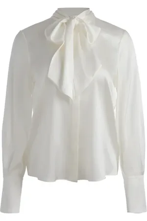 ALICE+OLIVIA Femme, Blouses et Chemises, Blanc, Taille: 40 FR Chemise Blanche à Manches Longues avec Boutons