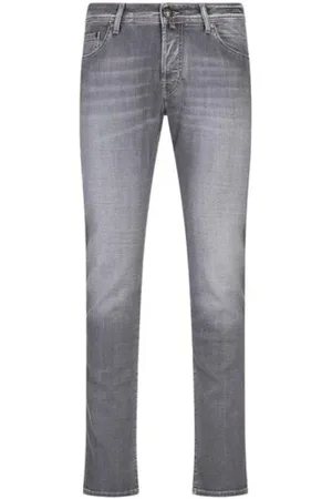 Jacob Cohen Homme, Jeans, Gris, Taille: W33 Pantalon Slim Gris Style Nick