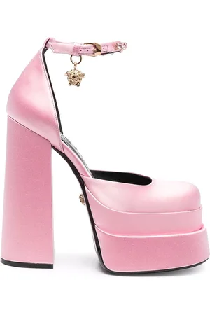 VERSACE Femme, Chaussures, Rose, Taille: 40 EU Talons hauts pour femmes Medusa rose clair 1002005-Dra67-1Pb9V