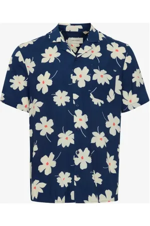 Blend Homme, Chemises, Bleu, Taille: M Chemise homme manches courtes