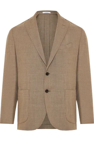 Boglioli Homme, Vestes, , Taille: 3XL Veste en laine vierge avec 2 boutons