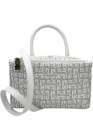 Givenchy Femme, Pre-owned, Blanc, Taille: ONE Size Pre-owned Cuir sacs-main