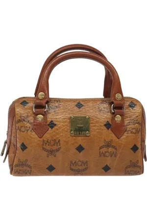 MCM Femme, Pre-owned, Brun, Taille: ONE Size Pre-owned Cuir sacs-main