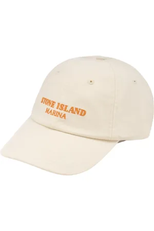 Stone Island Homme, Accessoires, Blanc, Taille: ONE Size Marine Ivory Cap Hat
