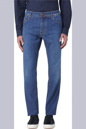 Jacob Cohen Homme, Jeans, Bleu, Taille: W40 Pantalon en denim coupe classique