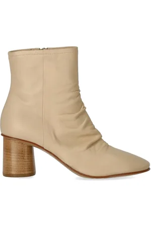 Elena Iachi Femme, Chaussures, , Taille: 39 EU Charme Ecru Bottine à Talon