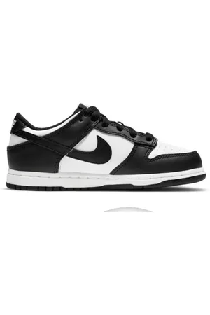 Nike Homme, Chaussures, Noir, Taille: 28 1/2 EU Baskets en Cuir à Blocs de Couleur