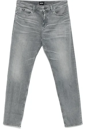 HUGO BOSS Homme, Jeans, Gris, Taille: W35 Slim-fit 