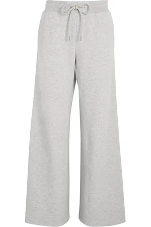 Max Mara Femme, Pantalons, Gris, Taille: 42 FR Pantalon de style sportif avec accent satiné