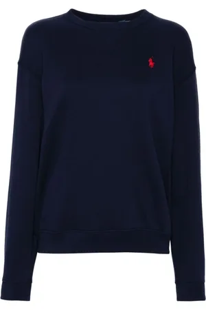 Ralph Lauren Femme, Sweatshirts et sweats à capuche, Bleu, Taille: 38 FR Pull Bleu Vêtements pour Femmes