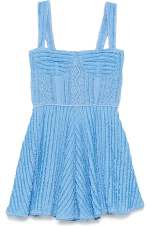 CHARO RUIZ IBIZA Femme, Robes, Bleu, Taille: 40 FR Robe Bleue avec Soutien-Gorge à Armatures