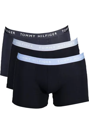 Tommy Hilfiger Homme, Sous-vêtements, Noir, Taille: S Logo Trunks Trio
