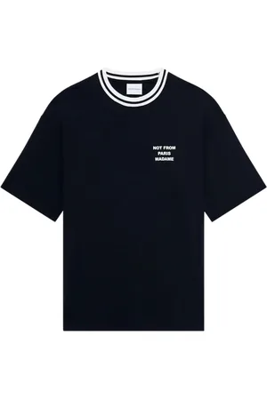 Drôle de Monsieur Homme, Tops, Noir, Taille: L T-shirts et Polos Slogan Sport Noir