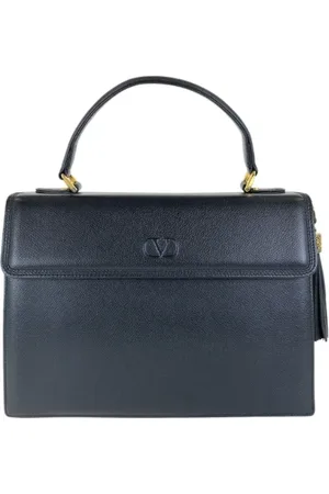 VALENTINO Femme, Pre-owned, Noir, Taille: ONE Size Pre-owned Cuir sacs-main