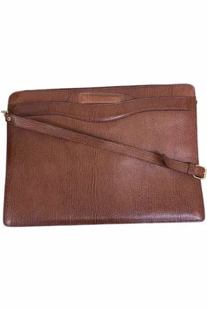 Bally Homme, Pre-owned, Brun, Taille: ONE Size Pre-owned Cuir sacs-ports-paule