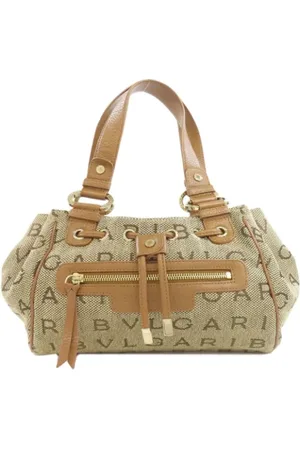 Bvlgari Femme, Pre-owned, Brun, Taille: ONE Size Pre-owned Toile sacs-main