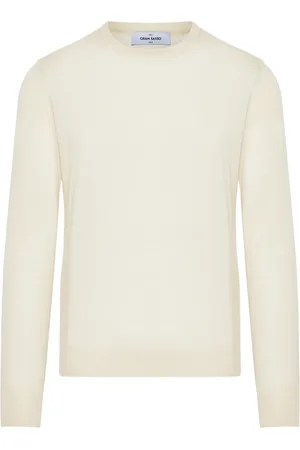 Gran Sasso Homme, Pulls, , Taille: L Tricot de luxe en Laine et Soie