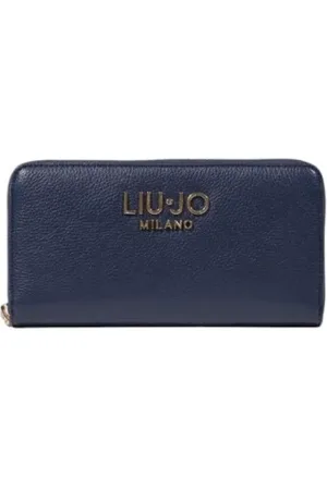 Liu Jo Homme, Accessoires, Bleu, Taille: ONE Size Portefeuille homme en polyuréthane bleu
