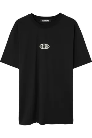 BARROW Homme, Tops, Noir, Taille: XL Chemise noire imprimée
