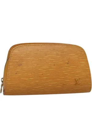 LOUIS VUITTON Femme, Pre-owned, Jaune, Taille: ONE Size Pre-owned Cuir trousses-de-toilette