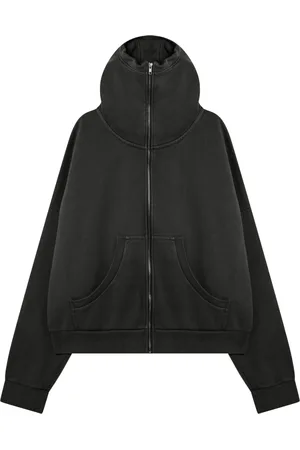 Entire Studios Homme, Sweatshirts et sweats à capuche, Noir, Taille: S Cardigan à fermeture éclair Sweat