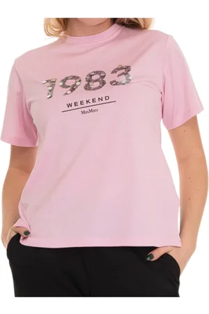 Max Mara Femme, Tops, Rose, Taille: 42 FR T-shirts et Polos élégants pour le Week-end
