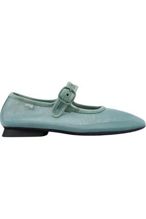 Camper Femme, Chaussures, Vert, Taille: 35 EU Ballerines Vertes avec Semelle Rembourrée
