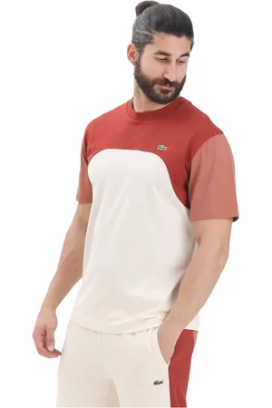 Lacoste Homme, Tops, , Taille: 3XL T-shirt à Blocs de Couleur pour Homme