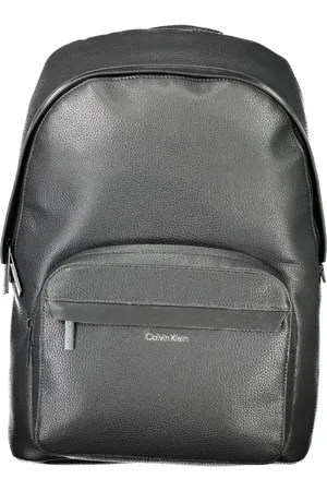 Calvin Klein Homme, Sacs, Noir, Taille: ONE Size Sac à dos noir pour homme avec compartiment pour ordinateur portable