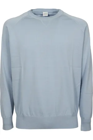 Aspesi Homme, Pulls, Bleu, Taille: XL T-shirt col rond bleu