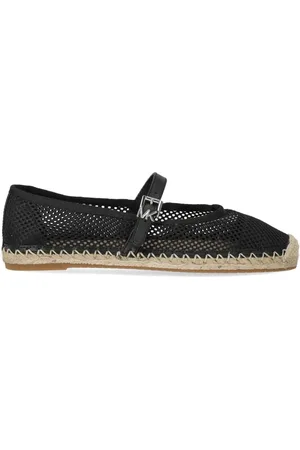 Michael Kors Femme, Chaussures, Noir, Taille: 40 EU Espadrille Ballerine en Maille Noire